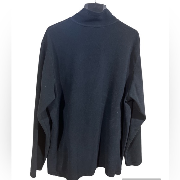 Men’s Gander Mountain 1/4 Zip Black Fleece Pullover Sweatshirt XXL Outdoor Warm - Picture 2 of 6